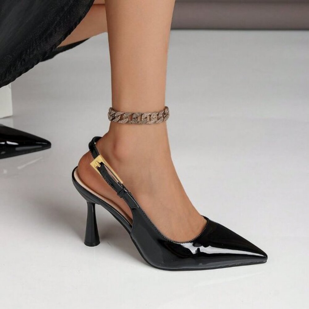 Classy Black Heels - Picture 4 of 6